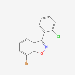 7-Bromo-3-(2-chlorophenyl)benzo[D]isoxazole