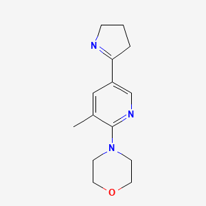 4-(5-(3,4-Dihydro-2H-pyrrol-5-yl)-3-methylpyridin-2-yl)morpholine