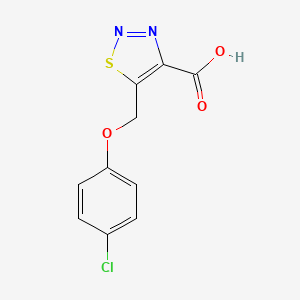 5-((4-Chlorophenoxy)methyl)-1,2,3-thiadiazole-4-carboxylic acid