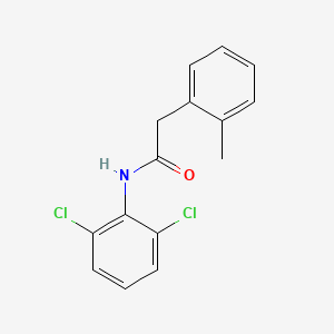 molecular formula C15H13Cl2NO B1180297 N-(2,6-dichlorophenyl)-2-(2-methylphenyl)acetamide 