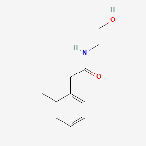 molecular formula C11H15NO2 B1180299 N-(2-hydroxyethyl)-2-(2-methylphenyl)acetamide 