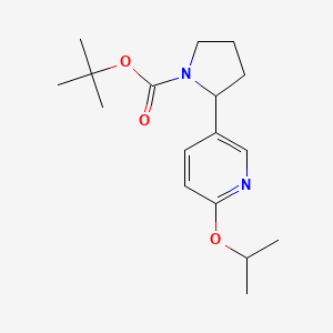 tert-Butyl 2-(6-isopropoxypyridin-3-yl)pyrrolidine-1-carboxylate