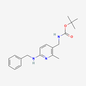 tert-Butyl ((6-(benzylamino)-2-methylpyridin-3-yl)methyl)carbamate