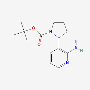 tert-Butyl 2-(2-aminopyridin-3-yl)pyrrolidine-1-carboxylate