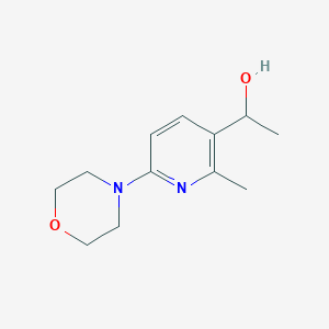 1-(2-Methyl-6-morpholinopyridin-3-yl)ethanol