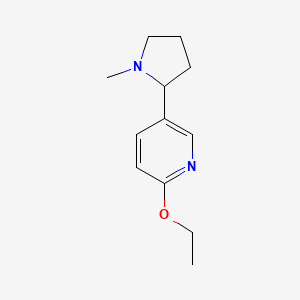 2-Ethoxy-5-(1-methylpyrrolidin-2-yl)pyridine