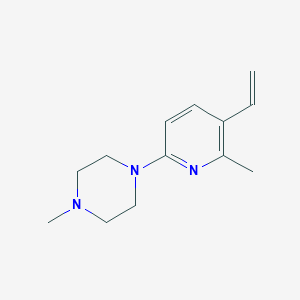 1-Methyl-4-(6-methyl-5-vinylpyridin-2-yl)piperazine