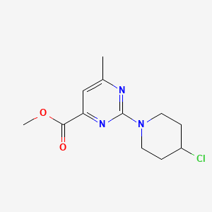 Methyl 2-(4-chloropiperidin-1-yl)-6-methylpyrimidine-4-carboxylate