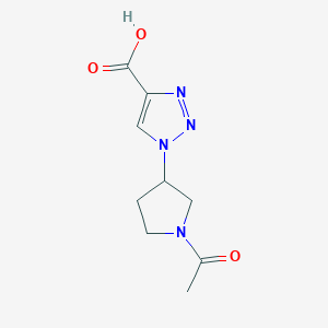 1-(1-Acetylpyrrolidin-3-yl)-1H-1,2,3-triazole-4-carboxylic acid