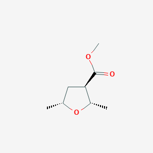 molecular formula C8H14O3 B1180314 (2S,3R,5R)-Methyl 2,5-dimethyltetrahydrofuran-3-carboxylate CAS No. 198959-67-0