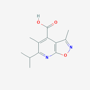 6-Isopropyl-3,5-dimethylisoxazolo[5,4-b]pyridine-4-carboxylic acid