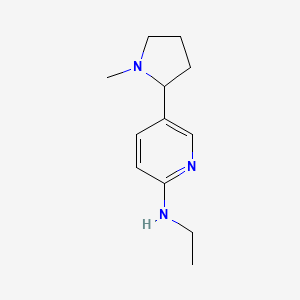 N-ethyl-5-(1-methylpyrrolidin-2-yl)pyridin-2-amine