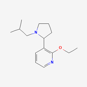 2-Ethoxy-3-(1-isobutylpyrrolidin-2-yl)pyridine