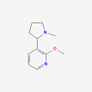 2-Methoxy-3-(1-methylpyrrolidin-2-yl)pyridine