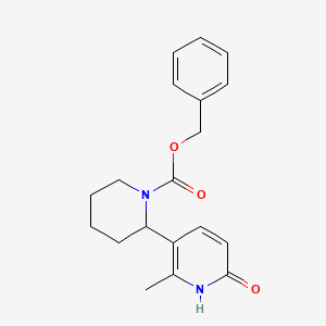 Benzyl 2-(6-hydroxy-2-methylpyridin-3-yl)piperidine-1-carboxylate