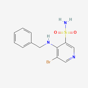 4-(Benzylamino)-5-bromopyridine-3-sulfonamide