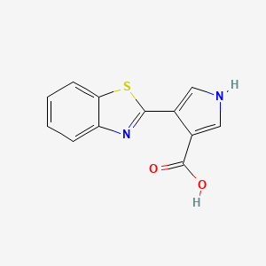 4-(Benzo[d]thiazol-2-yl)-1H-pyrrole-3-carboxylic acid