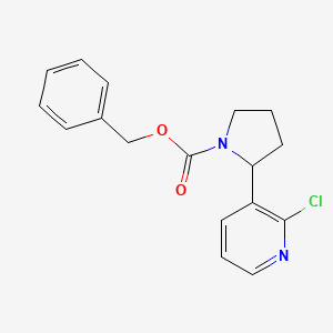 Benzyl 2-(2-chloropyridin-3-yl)pyrrolidine-1-carboxylate