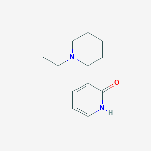 3-(1-Ethylpiperidin-2-yl)pyridin-2(1H)-one