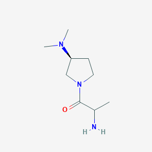 2-Amino-1-((S)-3-(dimethylamino)pyrrolidin-1-yl)propan-1-one