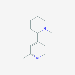 2-Methyl-4-(1-methylpiperidin-2-yl)pyridine