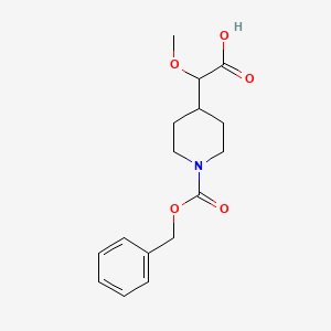 2-(1-((Benzyloxy)carbonyl)piperidin-4-yl)-2-methoxyacetic acid