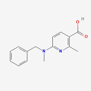 6-(Benzyl(methyl)amino)-2-methylnicotinic acid