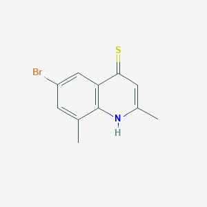 6-Bromo-2,8-dimethylquinoline-4-thiol