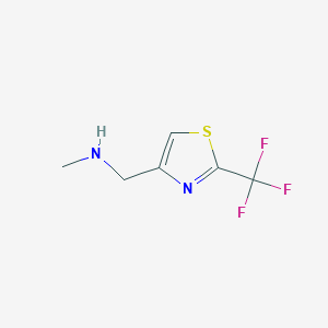 N-methyl-1-(2-(trifluoromethyl)thiazol-4-yl)methanamine