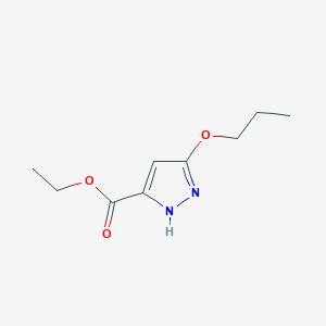 Ethyl 5-propoxy-1H-pyrazole-3-carboxylate