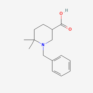 1-Benzyl-6,6-dimethylpiperidine-3-carboxylic acid