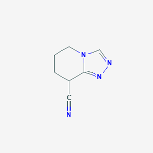 5,6,7,8-Tetrahydro-[1,2,4]triazolo[4,3-a]pyridine-8-carbonitrile