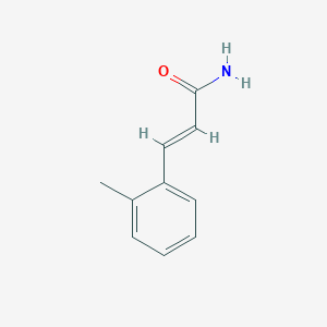 molecular formula C10H11NO B118039 (E)-3-(2-甲基苯基)-2-丙烯酰胺 CAS No. 146669-23-0