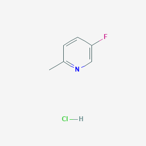 molecular formula C6H7ClFN B11803950 5-Fluoro-2-methylpyridine hydrochloride 