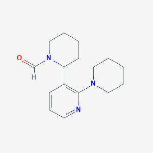 2-(2-(Piperidin-1-yl)pyridin-3-yl)piperidine-1-carbaldehyde