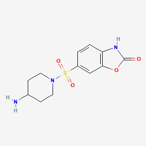 6-((4-Aminopiperidin-1-yl)sulfonyl)benzo[d]oxazol-2(3H)-one