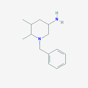 1-Benzyl-5,6-dimethylpiperidin-3-amine