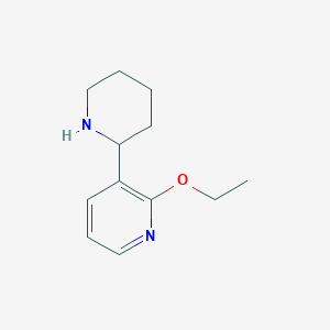 2-Ethoxy-3-(piperidin-2-yl)pyridine