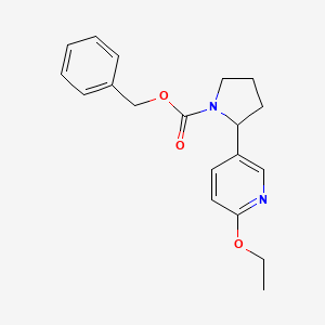 Benzyl 2-(6-ethoxypyridin-3-yl)pyrrolidine-1-carboxylate