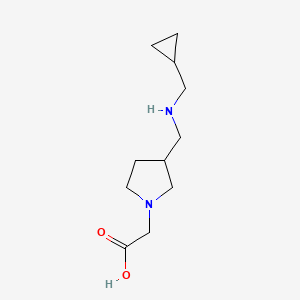 2-(3-(((Cyclopropylmethyl)amino)methyl)pyrrolidin-1-yl)acetic acid