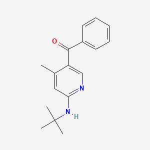 (6-(tert-Butylamino)-4-methylpyridin-3-yl)(phenyl)methanone