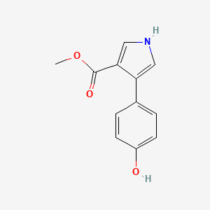 Methyl 4-(4-hydroxyphenyl)-1H-pyrrole-3-carboxylate