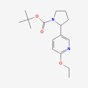 tert-Butyl 2-(6-ethoxypyridin-3-yl)pyrrolidine-1-carboxylate