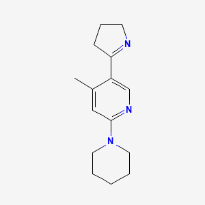 5-(3,4-Dihydro-2H-pyrrol-5-yl)-4-methyl-2-(piperidin-1-yl)pyridine