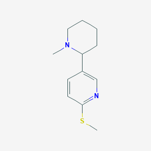 5-(1-Methylpiperidin-2-yl)-2-(methylthio)pyridine