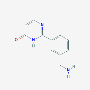 2-(3-(Aminomethyl)phenyl)pyrimidin-4(3H)-one