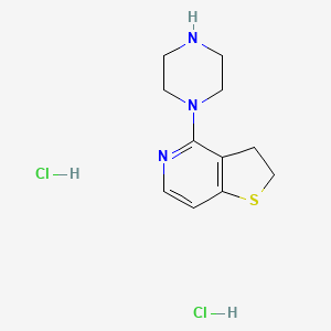 4-(Piperazin-1-yl)-2,3-dihydrothieno[3,2-c]pyridine dihydrochloride