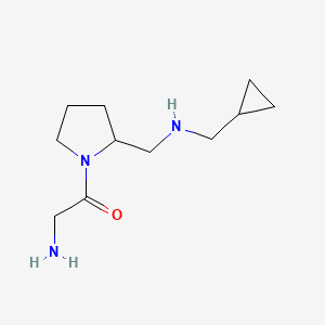 2-Amino-1-(2-(((cyclopropylmethyl)amino)methyl)pyrrolidin-1-yl)ethanone