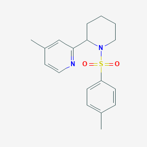 4-Methyl-2-(1-tosylpiperidin-2-yl)pyridine