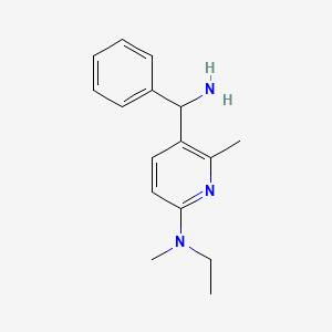 5-(Amino(phenyl)methyl)-N-ethyl-N,6-dimethylpyridin-2-amine